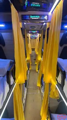 Sapna Travels Bus-Seats layout Image