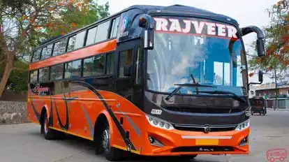 Rajveer Tours and Travels Bus-Front Image