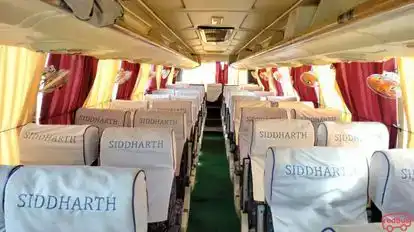 Siddharth holidays Bus-Seats layout Image