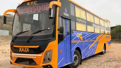 Mansoori tour and travels Bus-Front Image