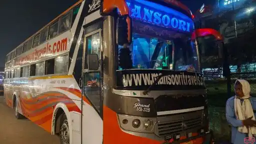 Mansoori tour and travels Bus-Front Image