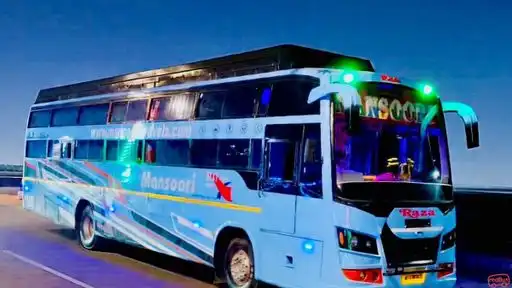 Mansoori tour and travels Bus-Front Image