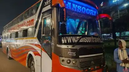 Mansoori tour and travels Bus-Front Image