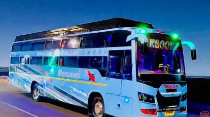 Mansoori tour and travels Bus-Front Image