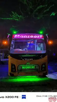 Mansoori tour and travels Bus-Front Image