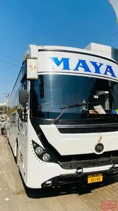 Maya Travels  Bus-Front Image