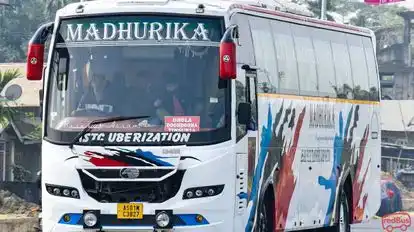 Madhurika Travels Bus-Front Image