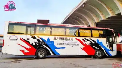 Madhurika Travels Bus-Side Image