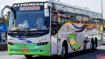 Rathimeena Travels A Bus-Side Image