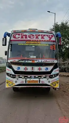 Cherry tours&travels Bus-Front Image