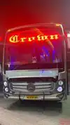 Crown Travels Bus-Front Image