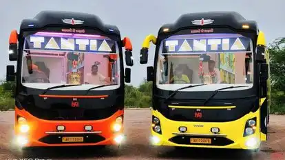 Tantia Travels & Cargo Bus-Front Image