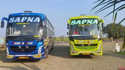 Sapna Tours and Travel Bus-Front Image