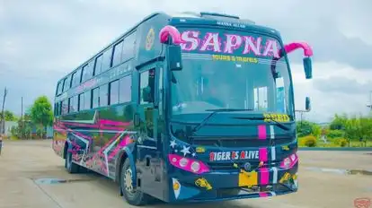 Sapna Tours and Travel Bus-Front Image