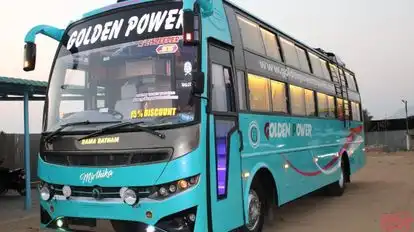 GOLDEN POWER TRAVELS Bus-Front Image