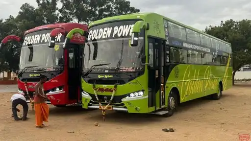 GOLDEN POWER TRAVELS Bus-Front Image