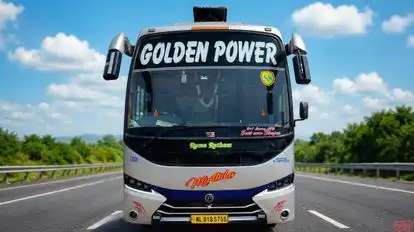 GOLDEN POWER TRAVELS Bus-Front Image