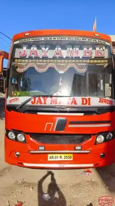JAY AMBE TRAVELS Bus-Front Image