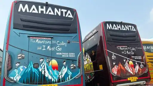 Mohanta Travels Bus-Front Image