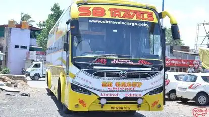 S B Travels Bus-Front Image