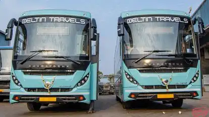 Deltin Travels Bus-Front Image