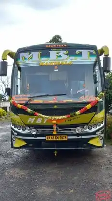 MBT TRAVELS Bus-Front Image