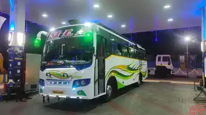 M L A TRAVELS Bus-Side Image