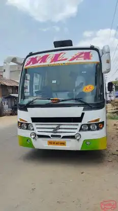 M L A TRAVELS Bus-Front Image