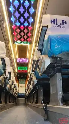 M L A TRAVELS Bus-Seats layout Image