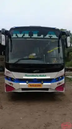 M L A TRAVELS Bus-Front Image