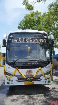 Sri Sugam Bus Tours and Travels Bus-Front Image