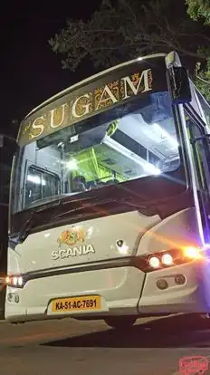 Sri Sugam Bus Tours and Travels Bus-Front Image