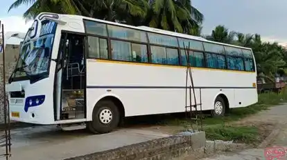 Muneeswarar travels Bus-Side Image