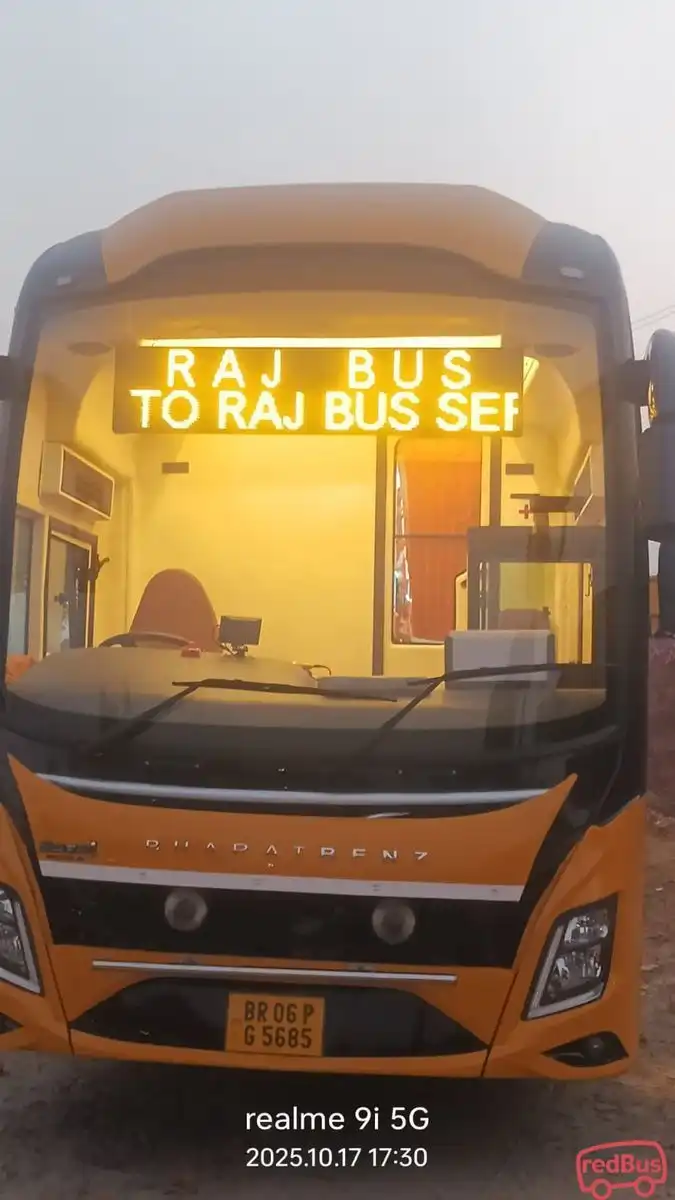 Raj Bus Services Bus-Front Image