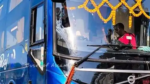 Raj Bus Services Bus-Front Image