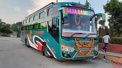 Jay Baba Ramdev Travels Bus-Front Image