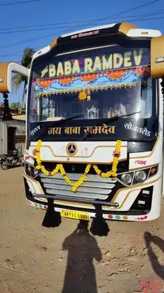 Jay Baba Ramdev Travels Bus-Front Image