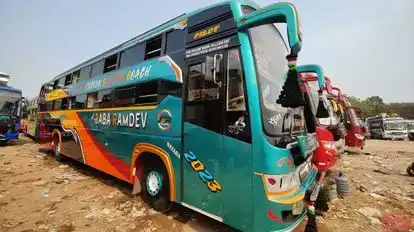 Jay Baba Ramdev Travels Bus-Side Image