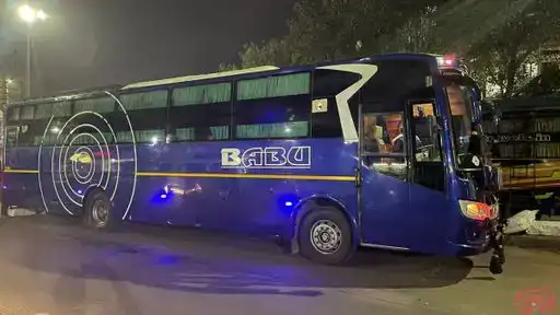 Babu Travels Bus-Front Image