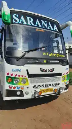 Saranaa Travels Bus-Front Image