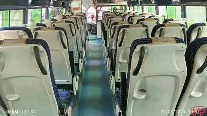 Popular Travels And Transport Bus-Seats layout Image