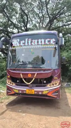 Reliance Travels Bus-Front Image