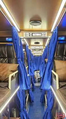 National Travels,Goa Bus-Seats layout Image