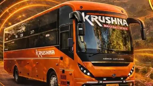 KRSNA Travels Bus-Front Image