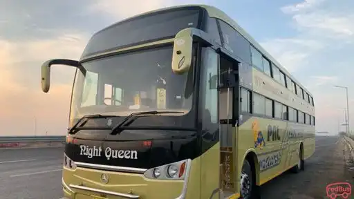 New Pal Travels Bus-Front Image