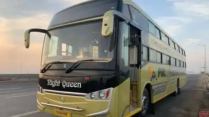 New Pal Travels Bus-Front Image