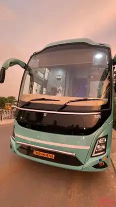New Pal Travels Bus-Front Image