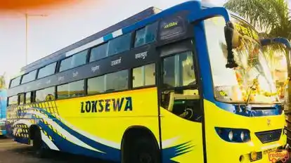 New Loksewa Travels Bus-Front Image