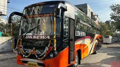 New Loksewa Travels Bus-Front Image