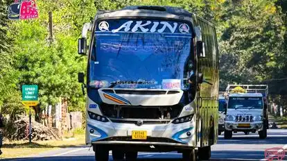 AKIN TRAVELS Bus-Front Image